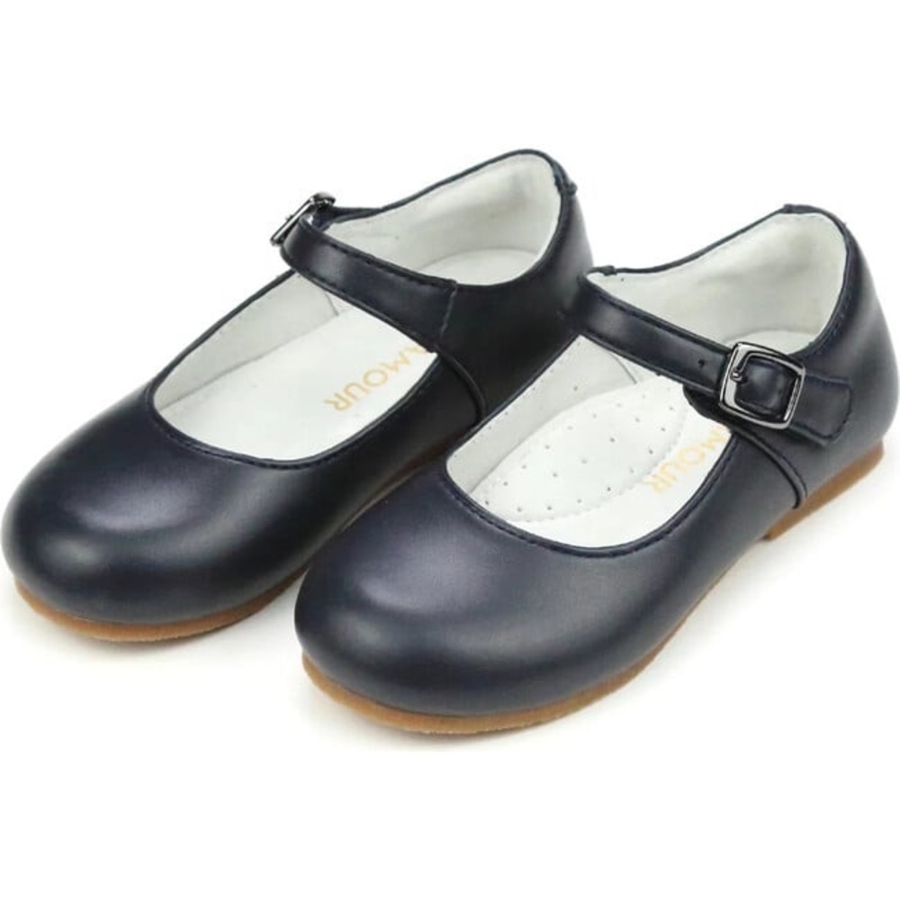 NEW L’Amour Classic Navy Rebecca Mary Jane Shoes 2
